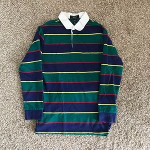 Vintage Long Stripe Polo